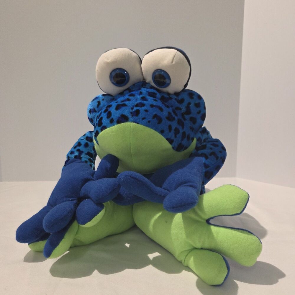 Classic Toy Co. Blue & Green Frog Plush